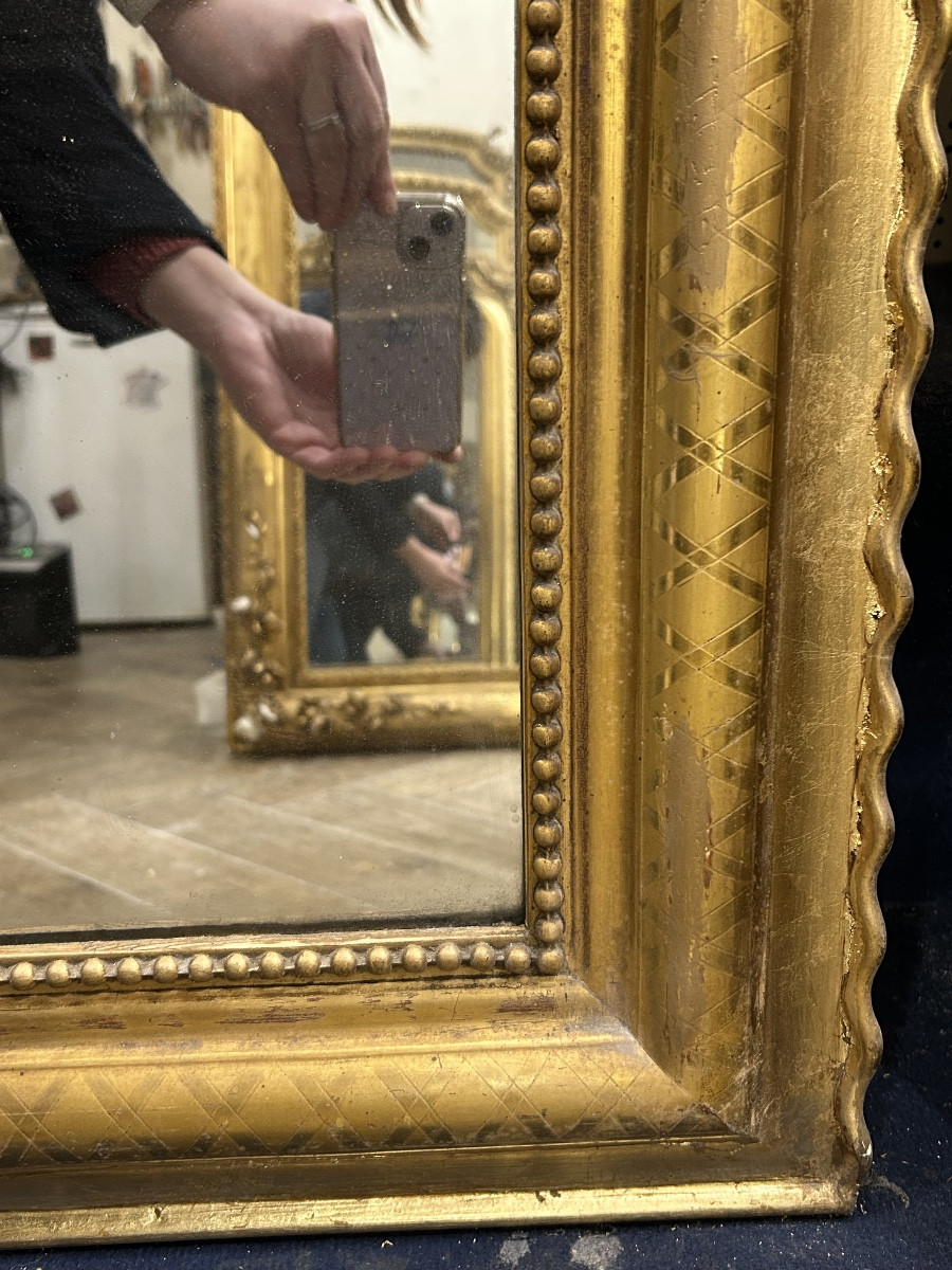 Louis Philippe Style Mirror, 100x132 Cm-photo-4