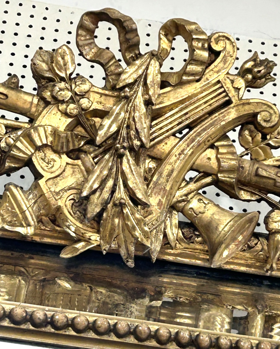 Musical Faceted Mirror 86x113 Cm-photo-2