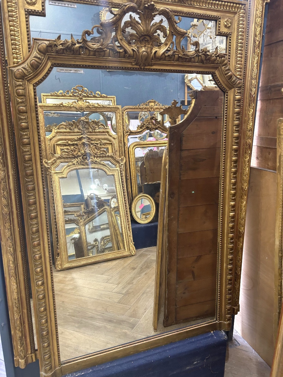 Miroir Louis XV glace de cheminée 105x160cm