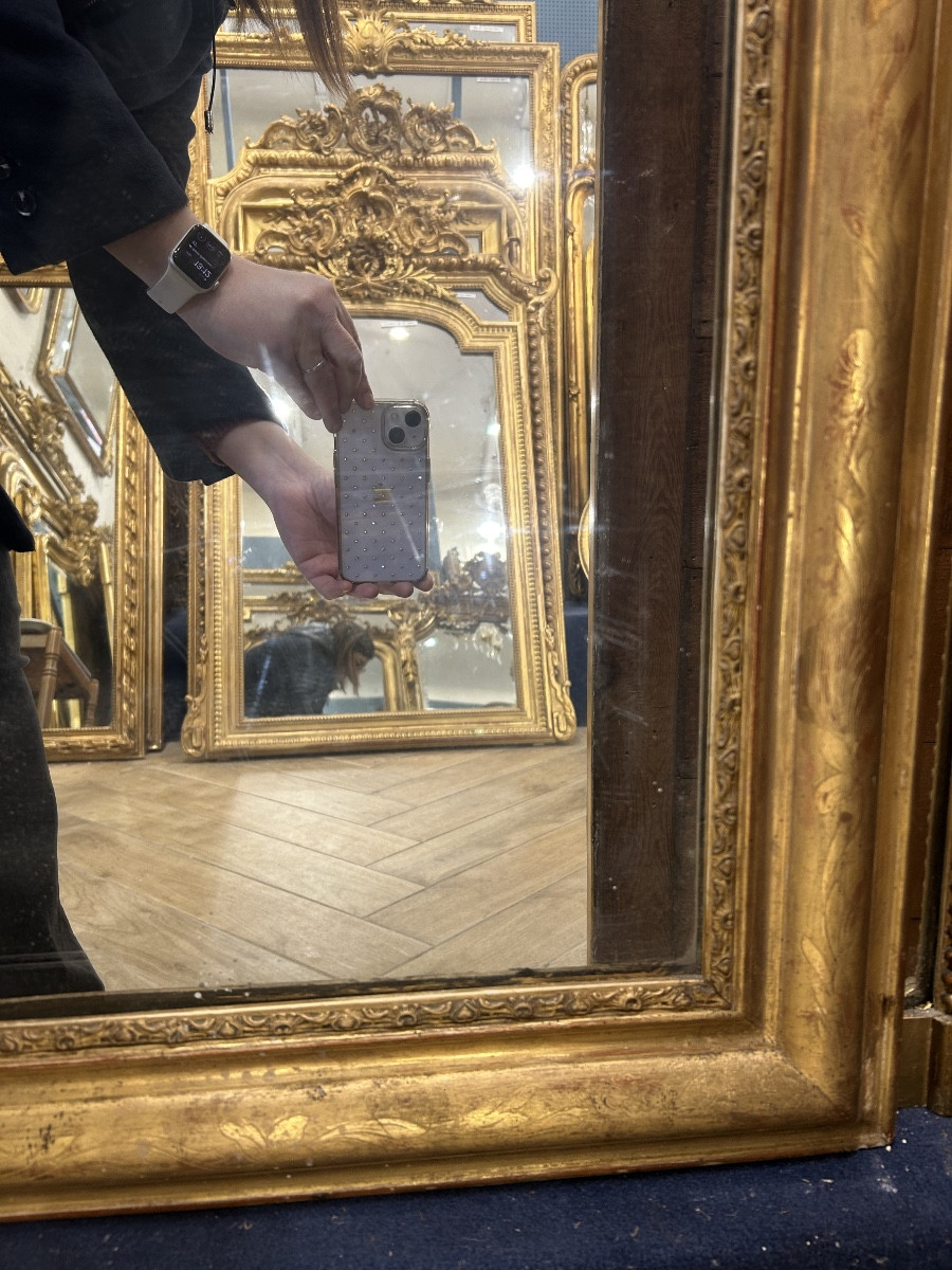 Louis Philippe Mirror With Mercury Glass, 80x139cm-photo-4