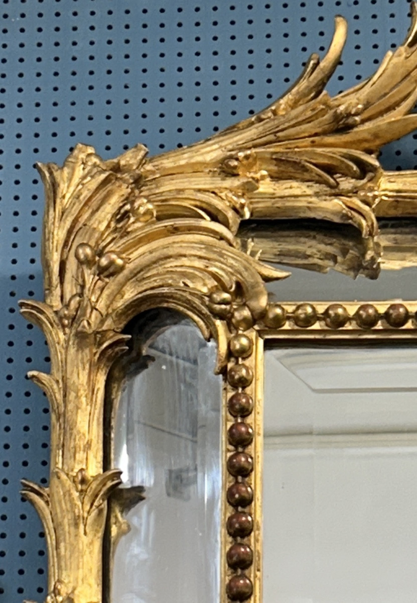 Louis XV Style Mirror With Side Panels, 78x113 Cm-photo-2