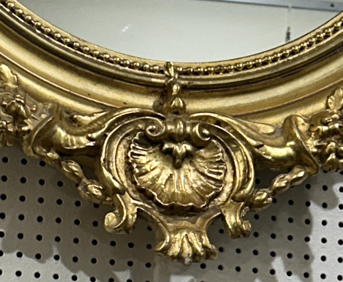 Miroir ovale 60x80cm-photo-3