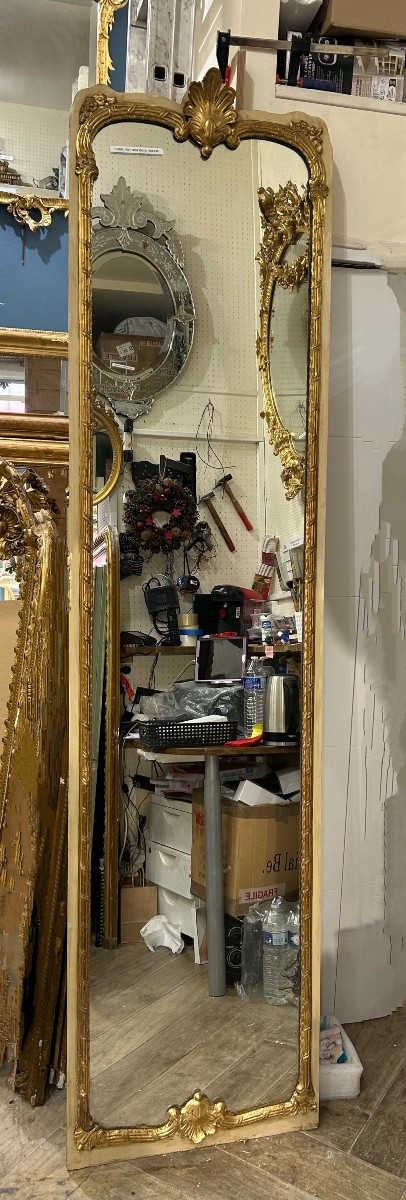 Louis XV Mirror 59x238 Mercury Glass