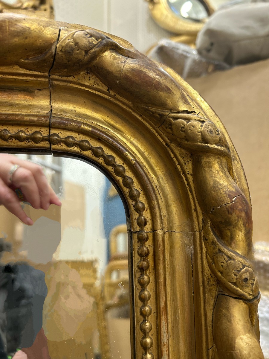 Louis XVI Mirror 105x175 Cm-photo-3