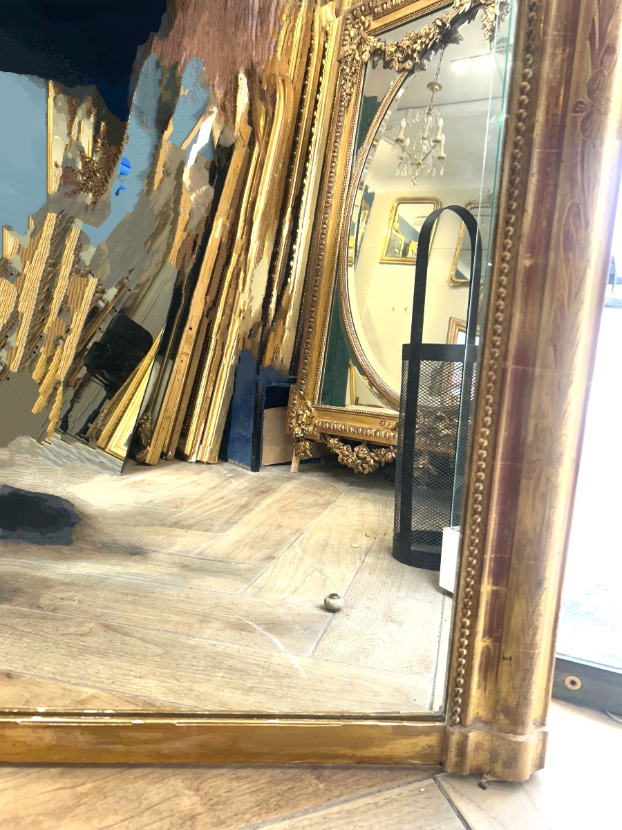Louis Philippe Fireplace Mirror 98x140-photo-3