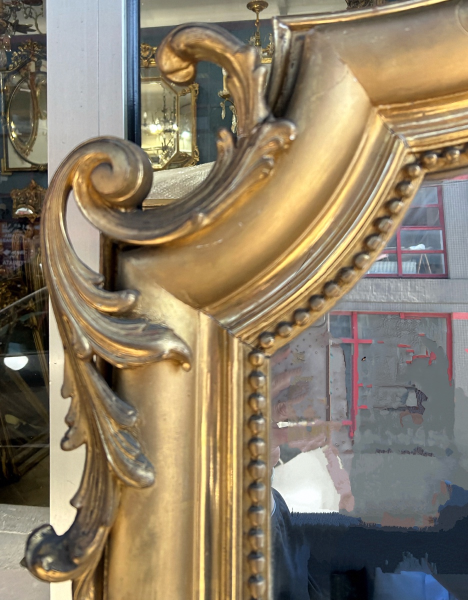 Louis XV Mirror, Fireplace Mirror 145/140x210cm-photo-3