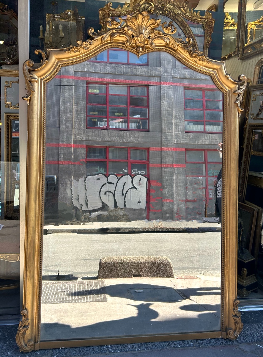 Louis XV Mirror, Fireplace Mirror 145/140x210cm