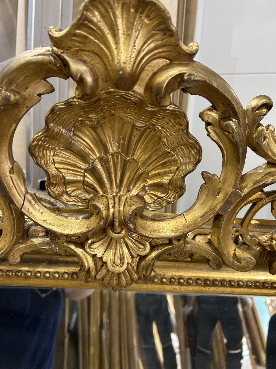 Louis XV Mirror 93x155 Cm-photo-2