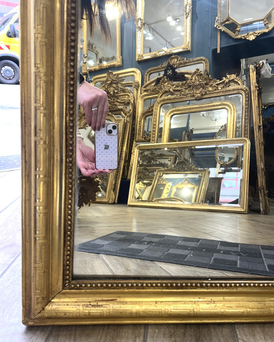 Miroir Louis Philippe glace ancienne -photo-4