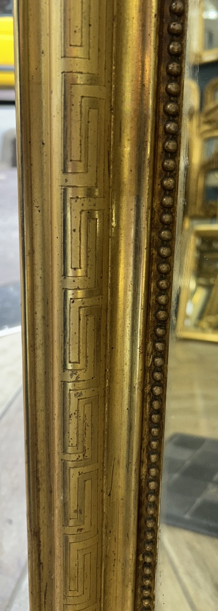 Miroir Louis Philippe glace ancienne -photo-1