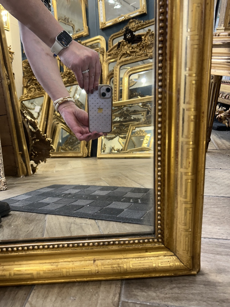 Miroir Louis Philippe glace ancienne -photo-2