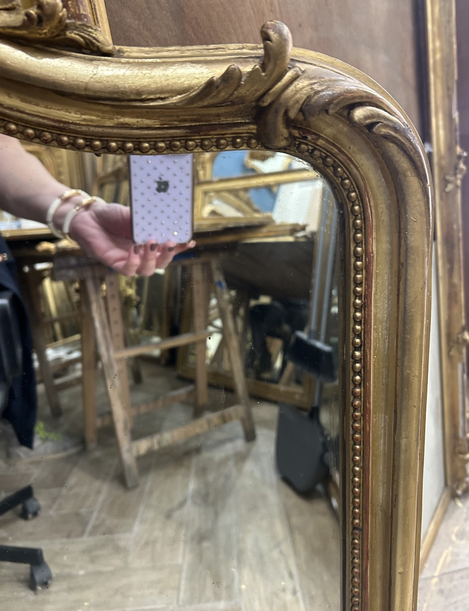 Louis XV Mantelpiece Mirror-photo-3