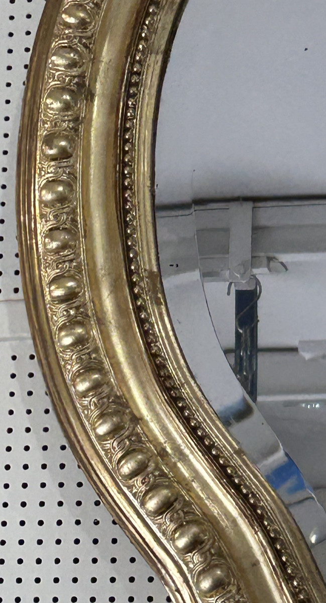 Louis XV Mirror With Bevelled Glass 80x120 Cm-photo-4