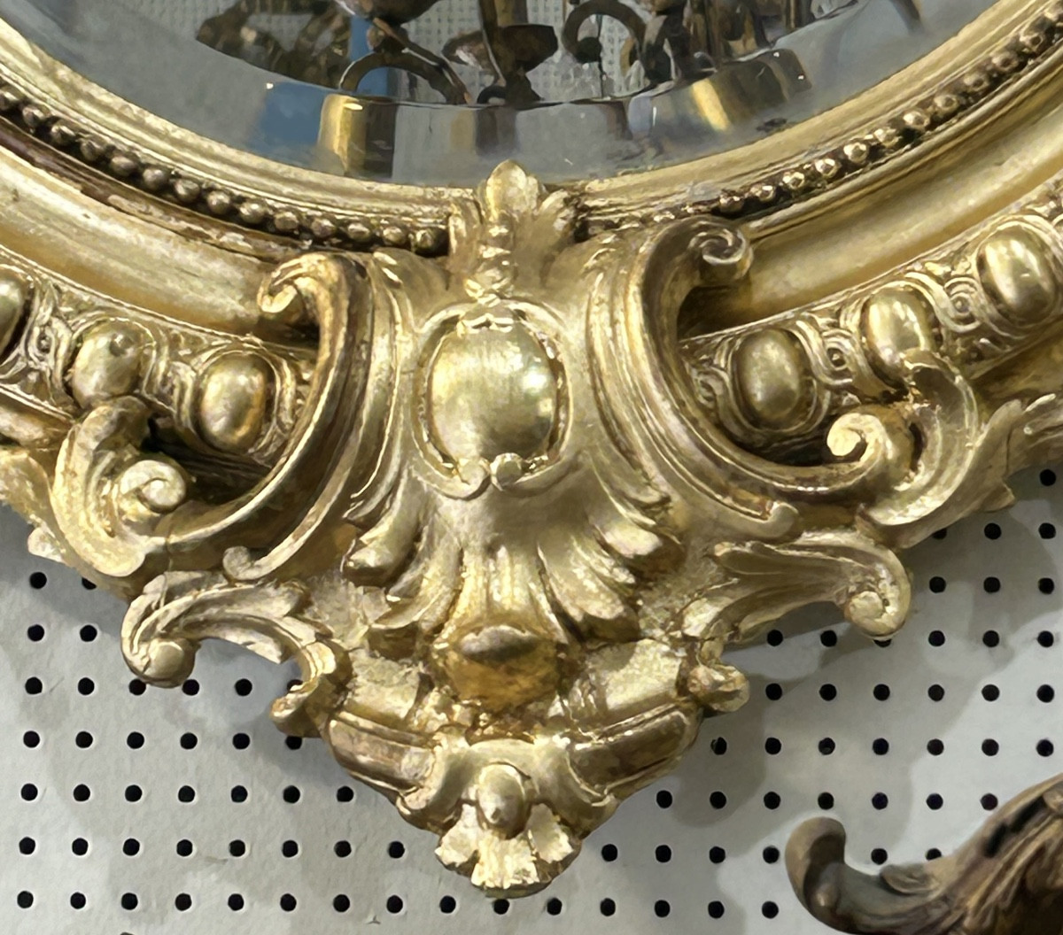 Louis XV Mirror With Bevelled Glass 80x120 Cm-photo-1