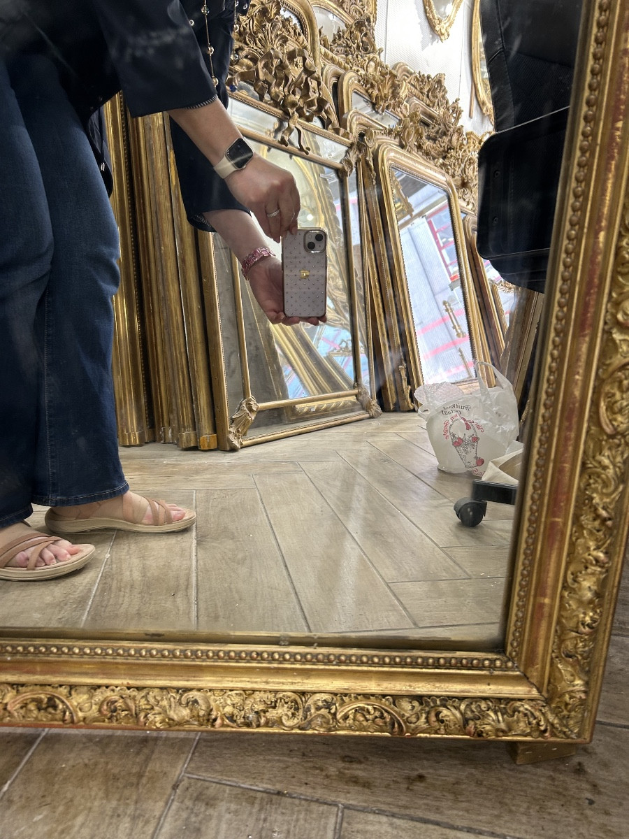 Miroir Louis XV 99x170cm -photo-4