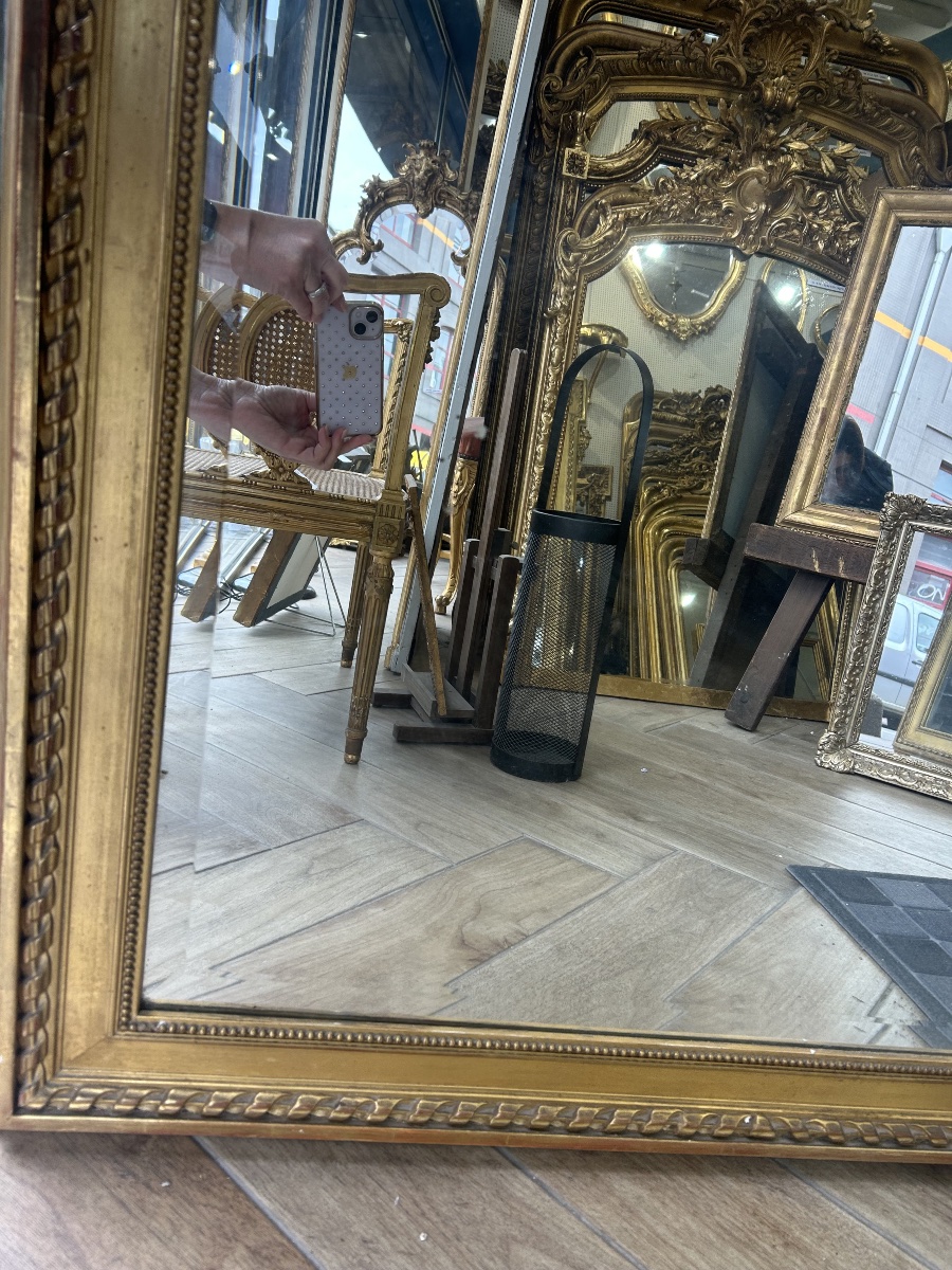 Louis XVI Mirror Antique Glass 116/107x162 Cm-photo-3