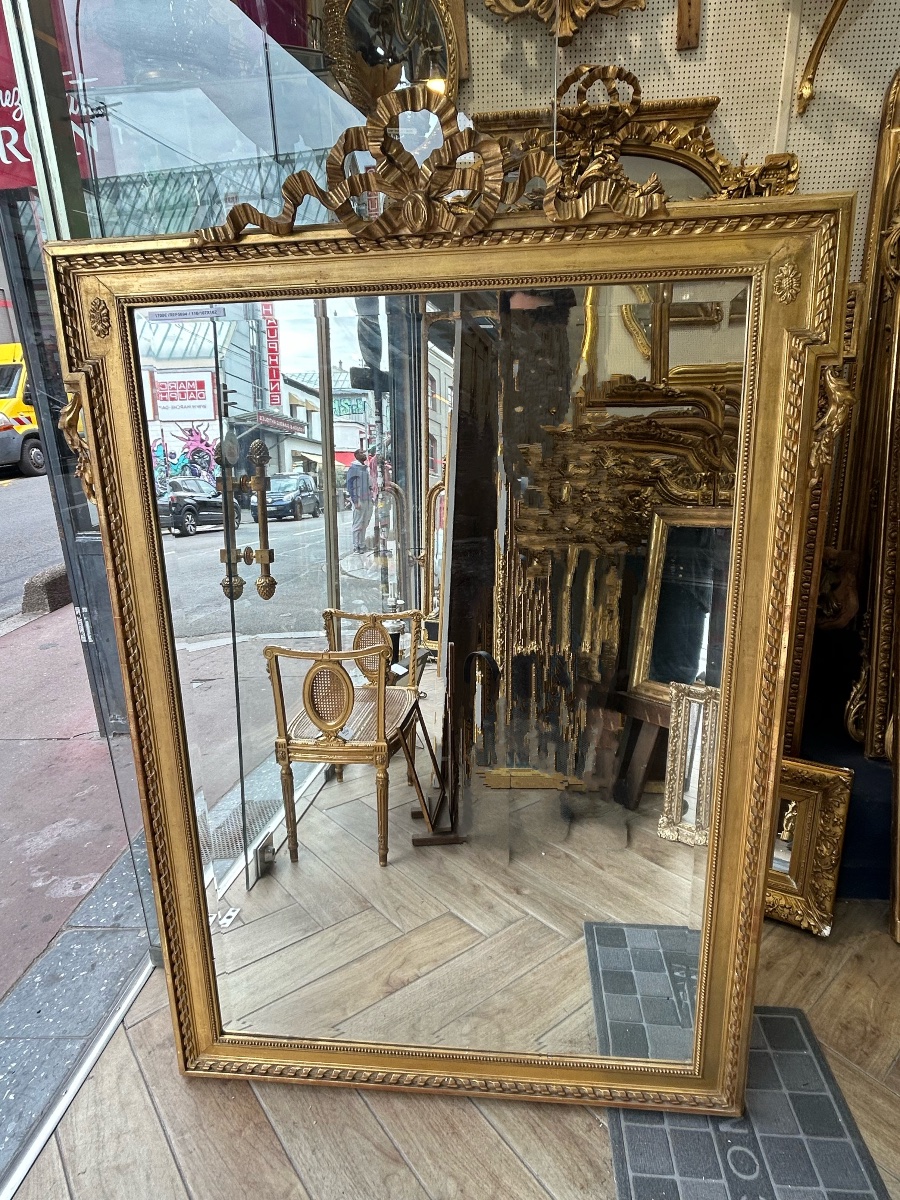 Louis XVI Mirror Antique Glass 116/107x162 Cm