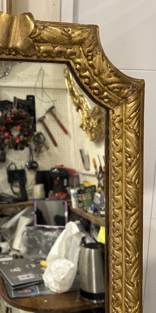 Miroir Louis XVI glace ancienne 80x180 cm-photo-3