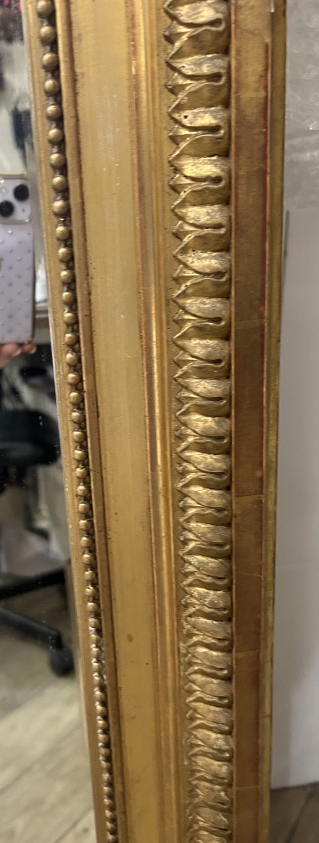 miroir louis XVI glace de cheminée 112/108x164cm-photo-4