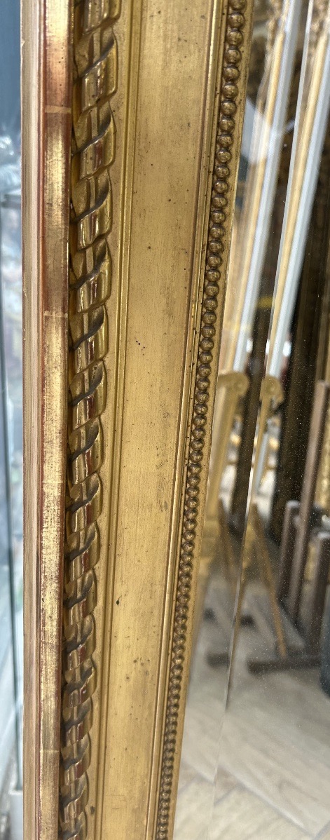 miroir Louis XVI glace ancienne 116/107X162 cm-photo-4
