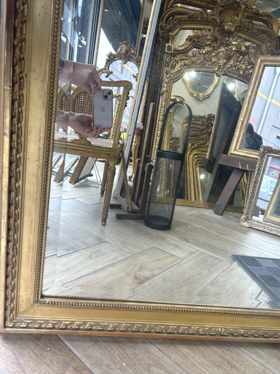miroir Louis XVI glace ancienne 116/107X162 cm-photo-1