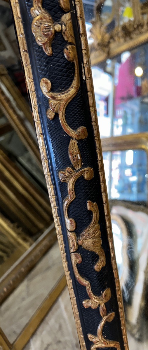 Black And Gold Antique-style Mirror, 97 X 183 Cm-photo-4