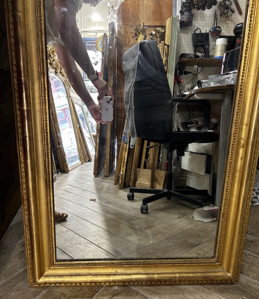Louis XVI Mirror, 75x140 Cm-photo-4