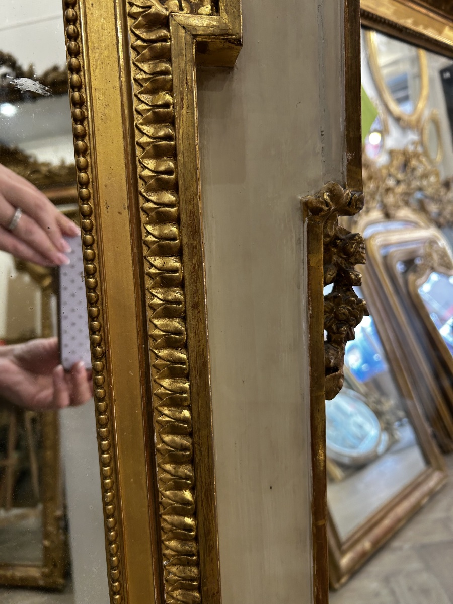 Miroir Louis XVI glace de cheminée 130x160cm-photo-4
