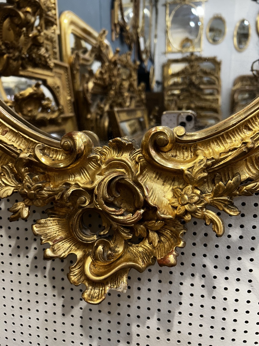 Miroir Louis XV 80x130 cm-photo-3