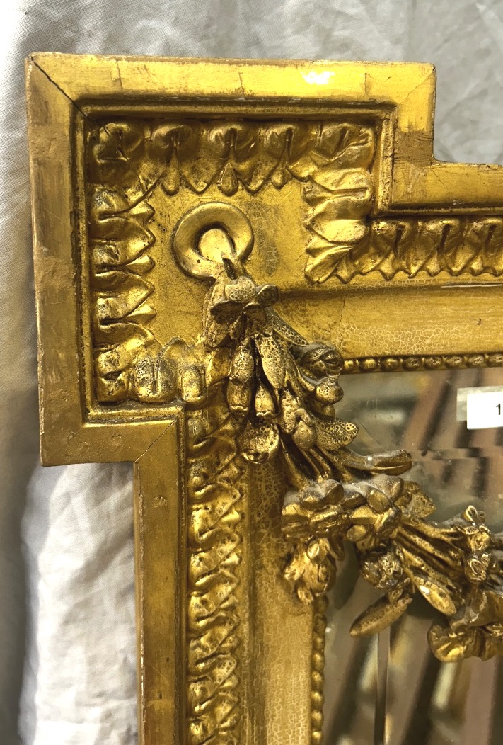 Louis XVI Mirror With Beveled Glass, 87x124 Cm-photo-2