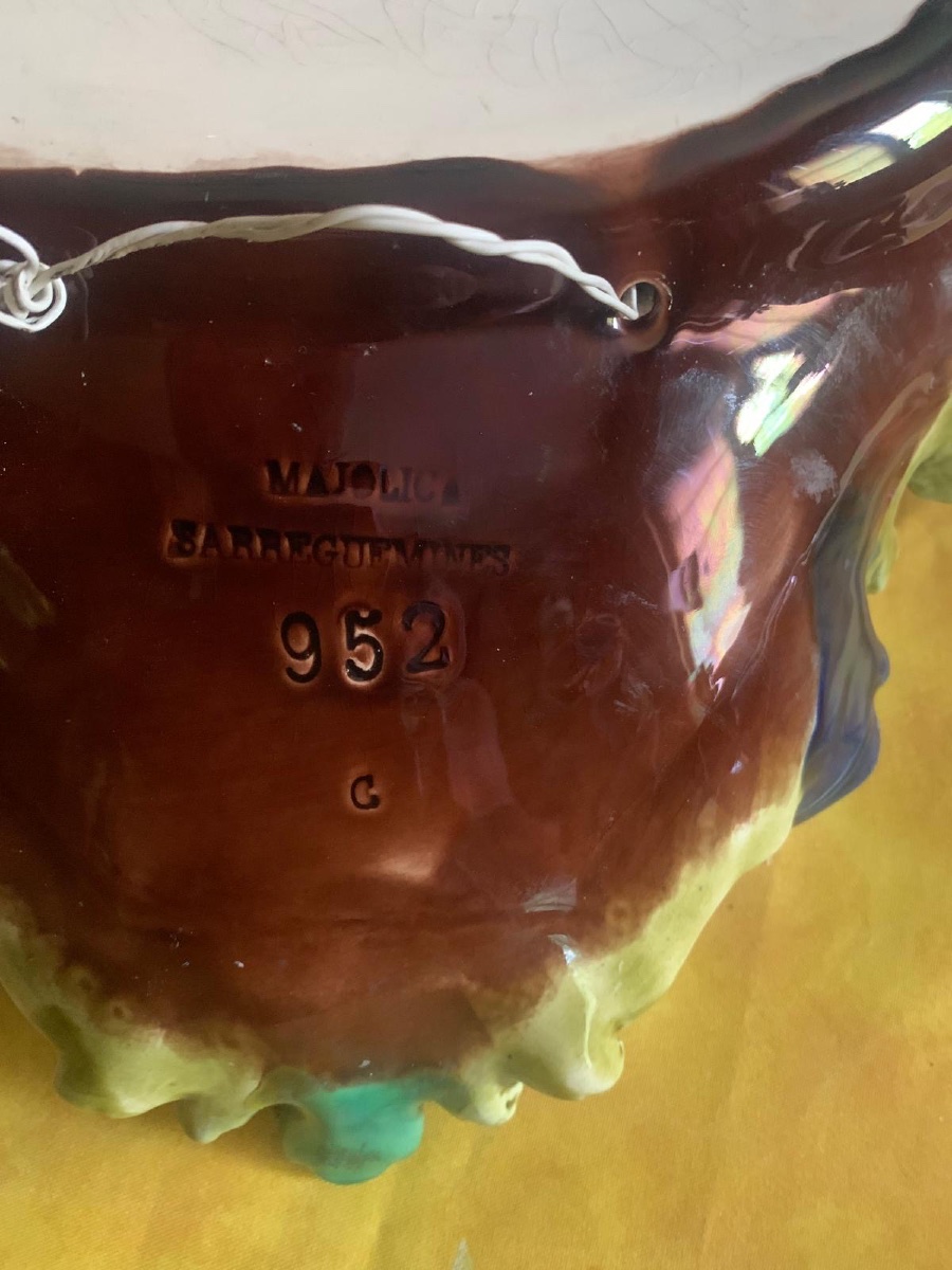Majolica Sign From Sarreguimines -photo-3