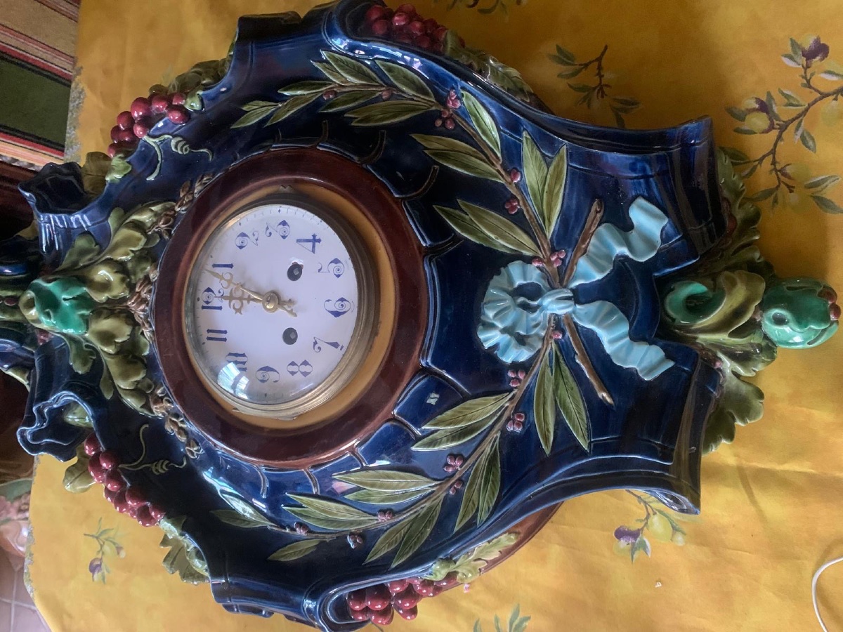 Majolica Sign From Sarreguimines -photo-4