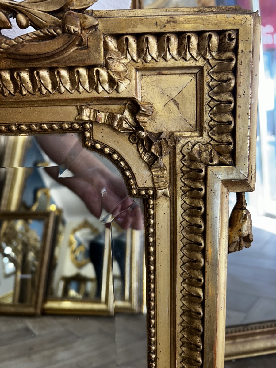 Louis XV Mirror With Beveled Glass, 72x89 Cm -photo-1