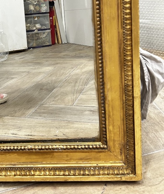 Louis XVI Mirror, 95x139, With Antique Glass -photo-4