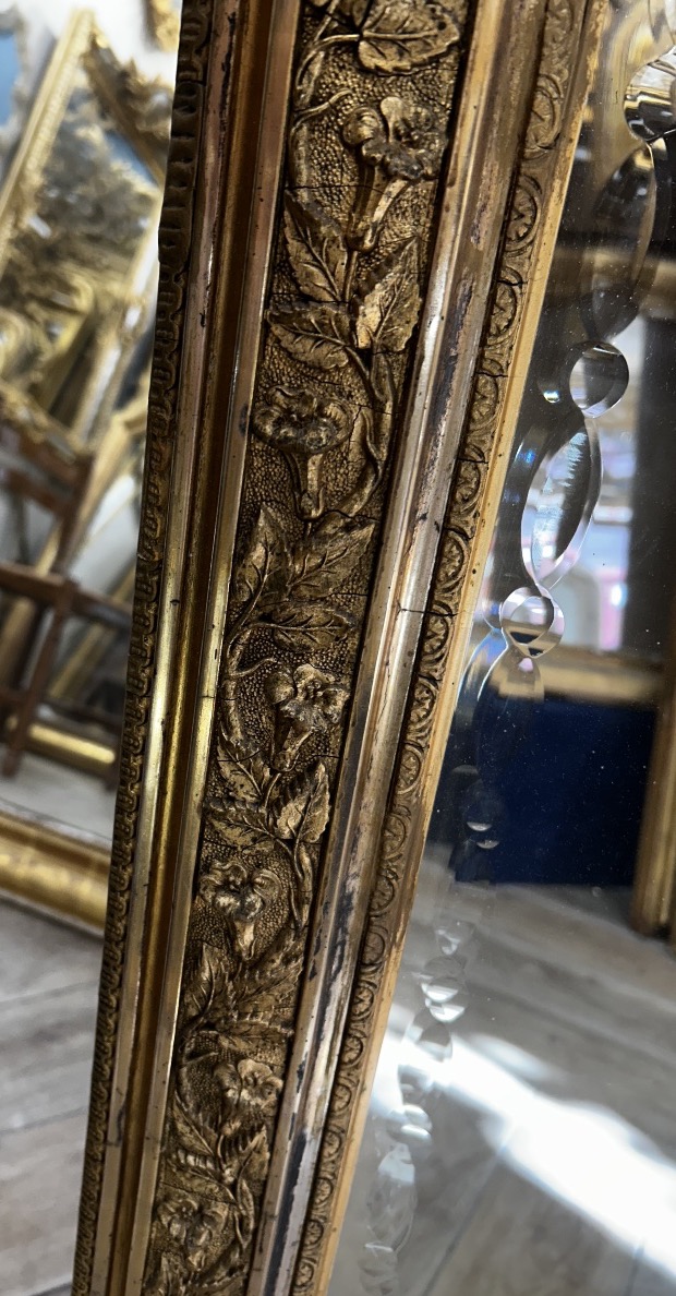 Louis XV Mirror With Venice Glass, 110x190 Cm-photo-2