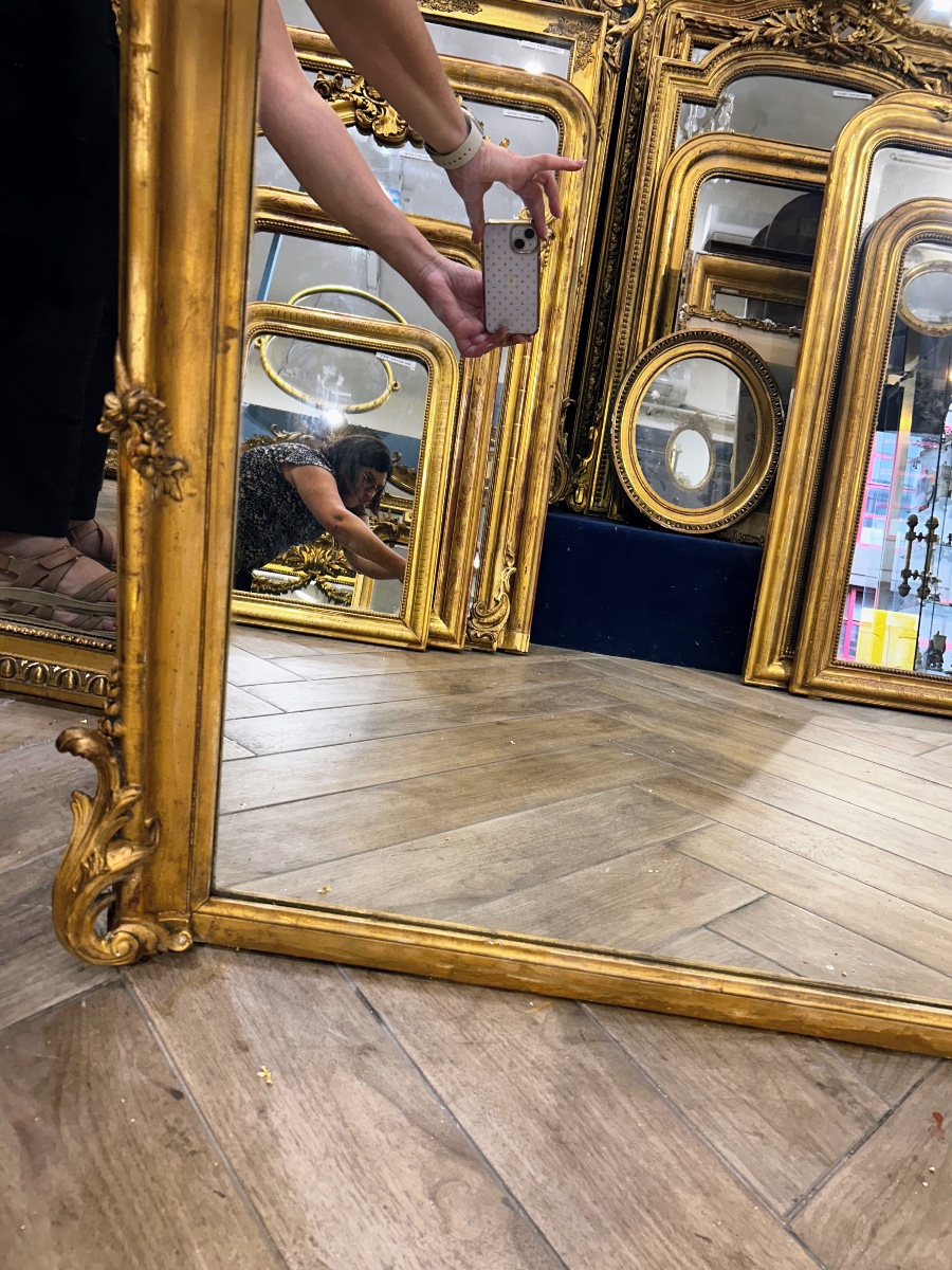 Louis XV Fireplace Mirror, 100x168 Cm-photo-3