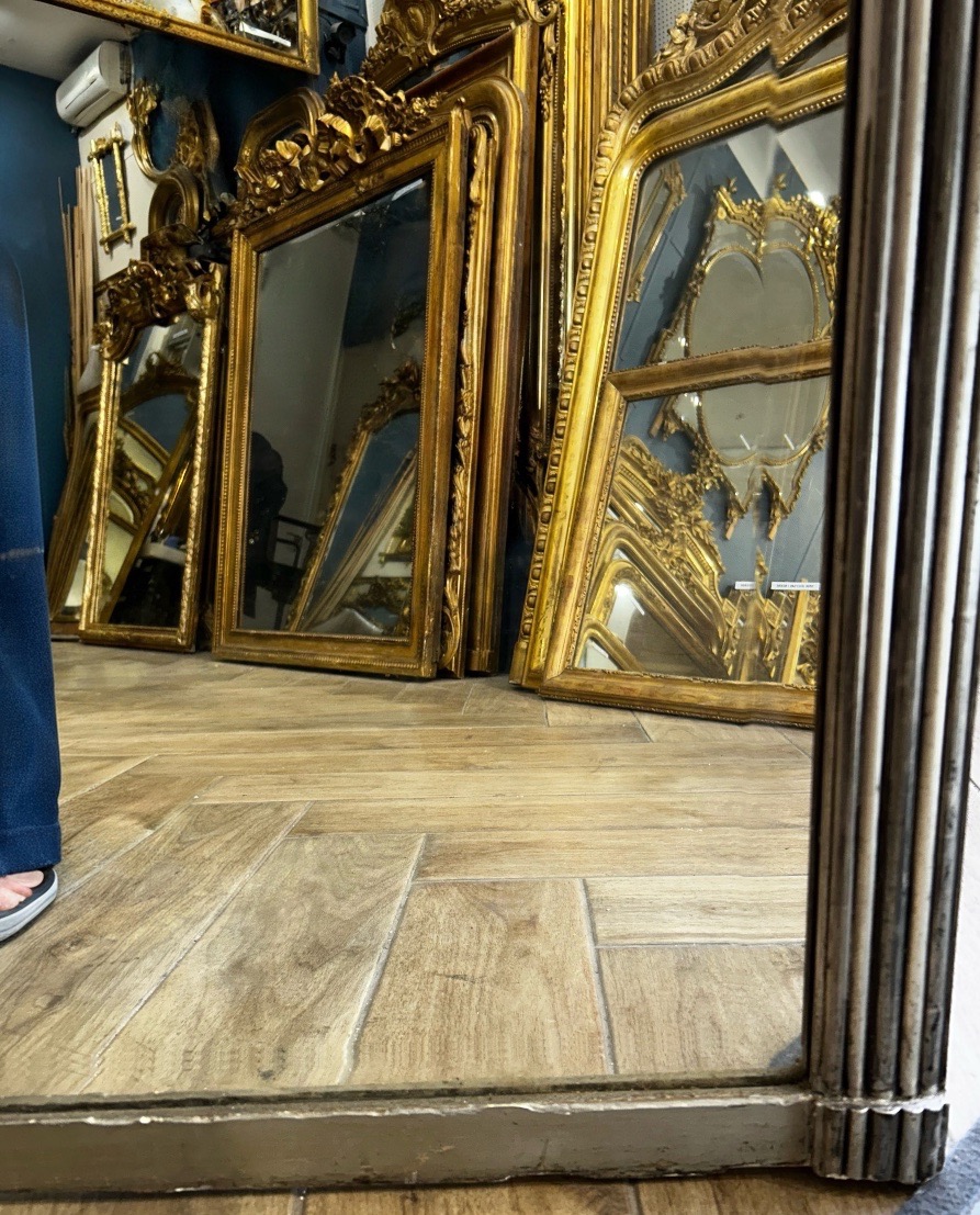 Miroir Art Déco glace de cheminée 94x142 cm-photo-4