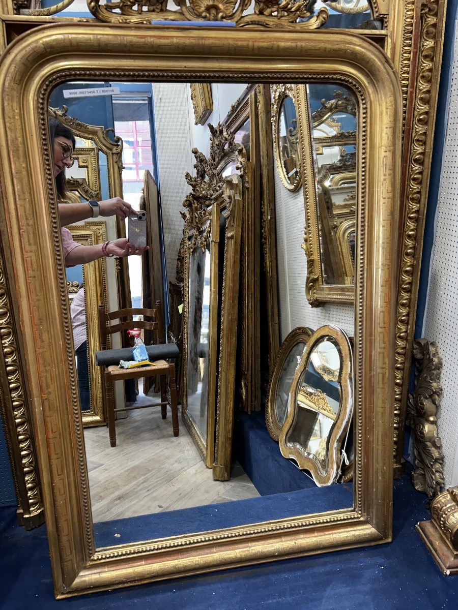 Miroir Louis Philippe glace ancienne 80x118 cm