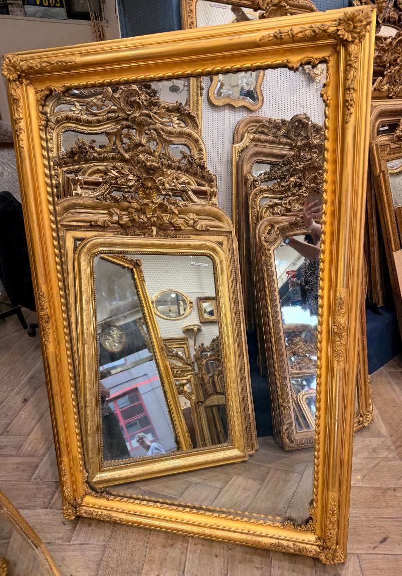 Rectangular Mirror With Mercury Coating