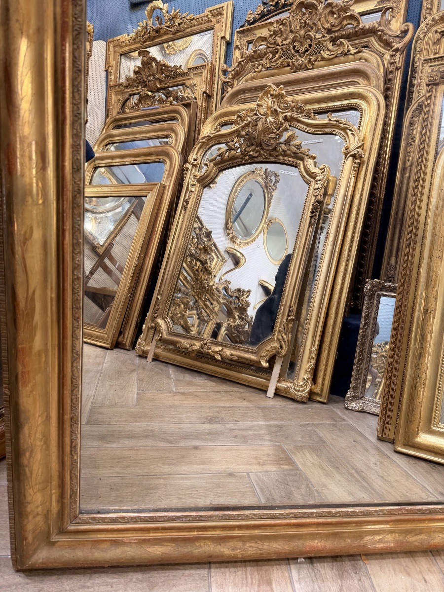 Miroir Louis Philippe 115x158 cm glace au mercure -photo-4