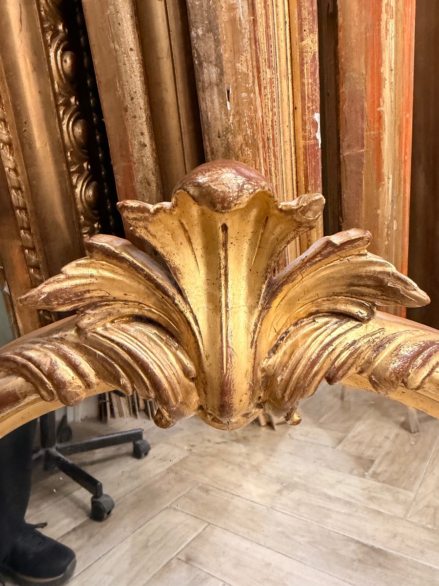 Small Louis XV Mirror, 40x80 Cm-photo-2