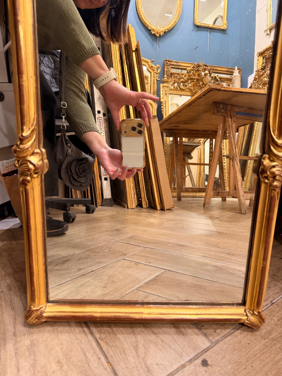 Small Louis XV Mirror, 40x80 Cm-photo-3