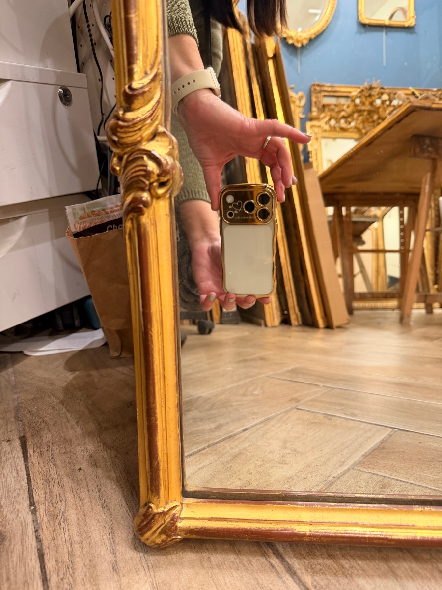 Small Louis XV Mirror, 40x80 Cm-photo-4