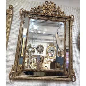 Musical Faceted Mirror 86x113 Cm