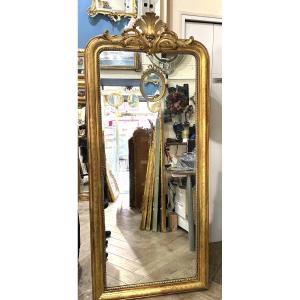 Miroir Louis Philippe glace ancienne 85x198 cm