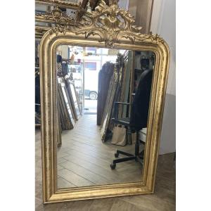 Louis XV Mirror Antique Glass 92x145 Cm