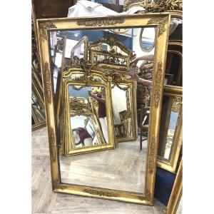 Miroir époque empire glace mercure 97x157cm