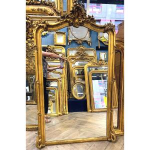 Louis XV Fireplace Mirror, 100x168 Cm