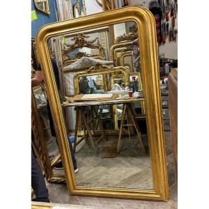 Miroir Louis Philippe glace ancienne 100x176 cm