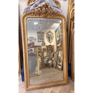 Antique Louis XV Mirror, 105x186 Cm